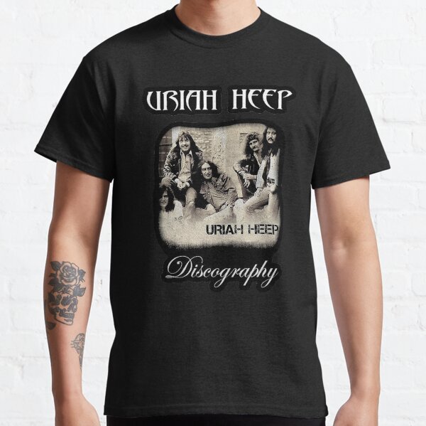 Ken Hensley T-Shirt Uriah Heep Rock Music Legend 1970 Hits Guitar Album Tee