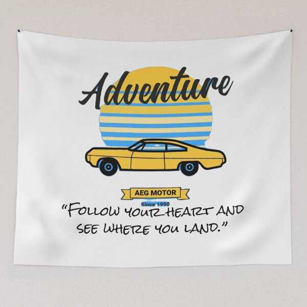 Item preview, “Follow your heart and see where you land.” designed and sold by AEGMEDIA.