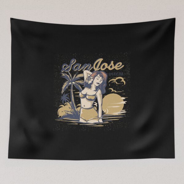 Item preview, Hawaiian Girl T-ShirtVintage poster of Hawaiian beach girl  designed and sold by Bikiniday.