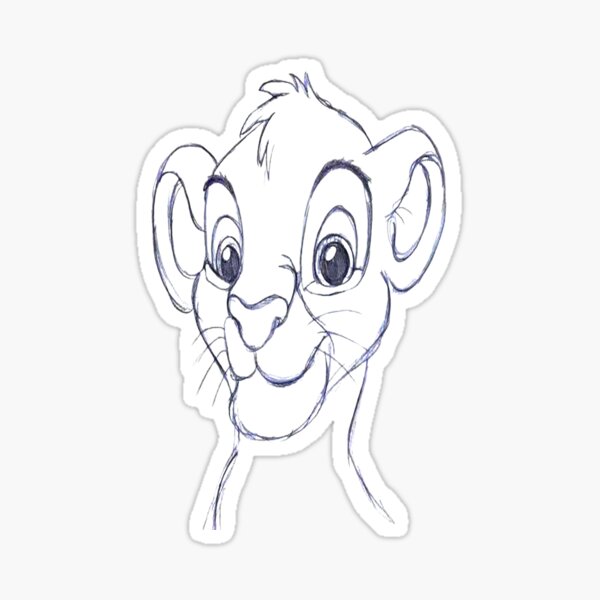 "The Lion King" Sticker by AlexBag Redbubble