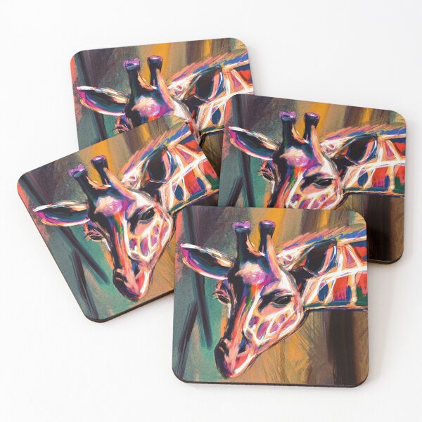 Item preview, Colorful Giraffe  designed and sold by luckytiiger.