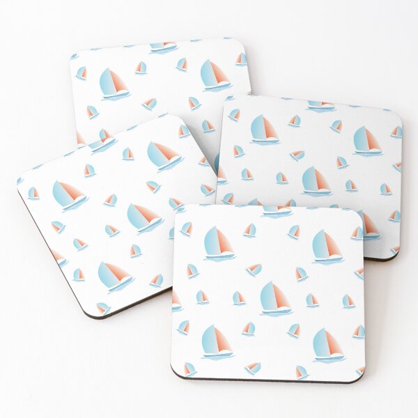 Item preview, Sailing Yacht repeating pattern designed and sold by  Roscorla Photography.