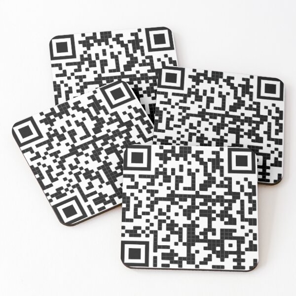 Item preview, You just got coconut malled QR code sticker designed and sold by TotalBubble.