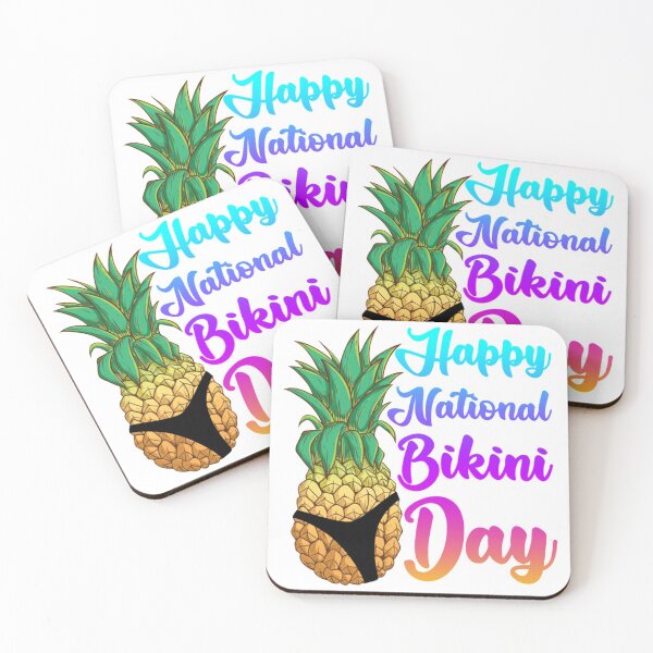 Item preview, Pineapple T-ShirtHappy National Bikini Day designed and sold by Bikiniday.