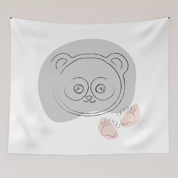Item preview, panda artwork designed and sold by LIRAZ ZIV.