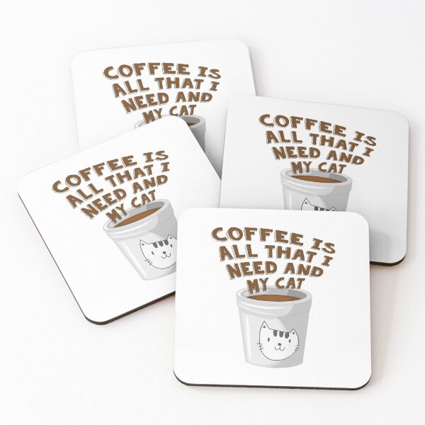 Item preview, coffee is all that i need and my cat designed and sold by Superarm.