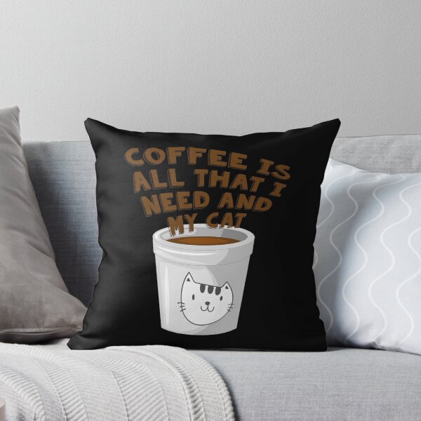 Item preview, coffee is all that i need and my cat designed and sold by Superarm.