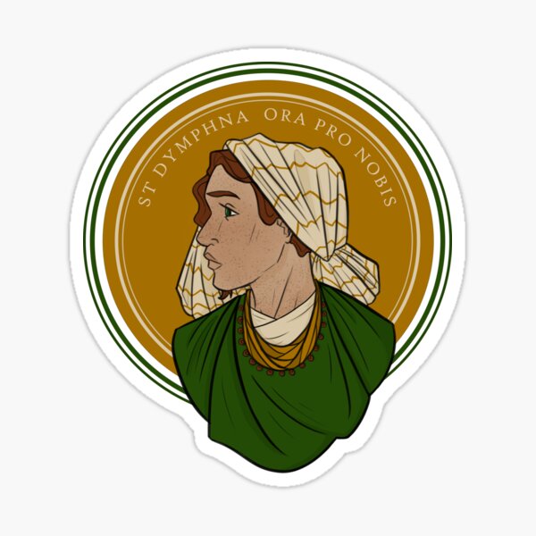 Item preview, St Dymphna designed and sold by ahbrightwings.
