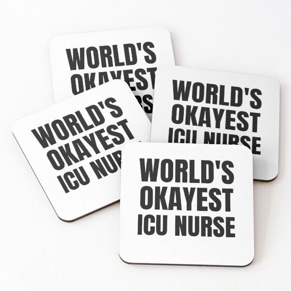 Item preview, World's Okayest Icu nurse designed and sold by GoDPI.