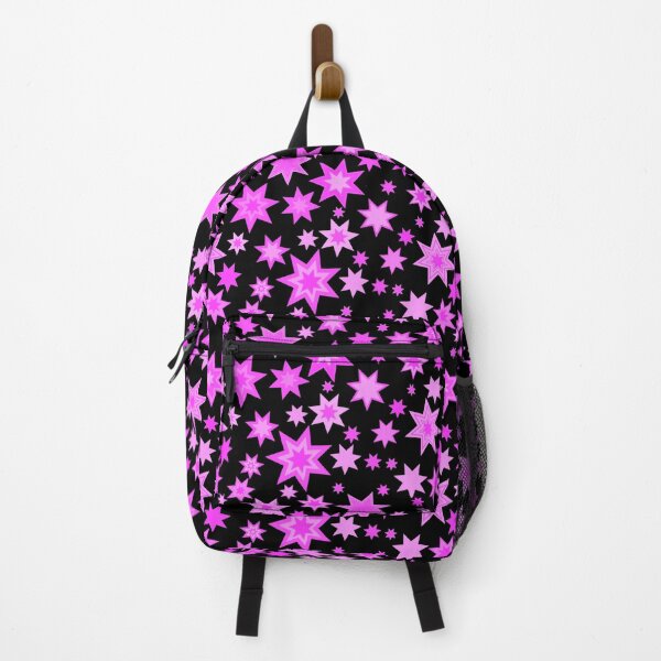 Item preview, Hot Pink Stars on Black 5748 designed and sold by Art in My Loft.