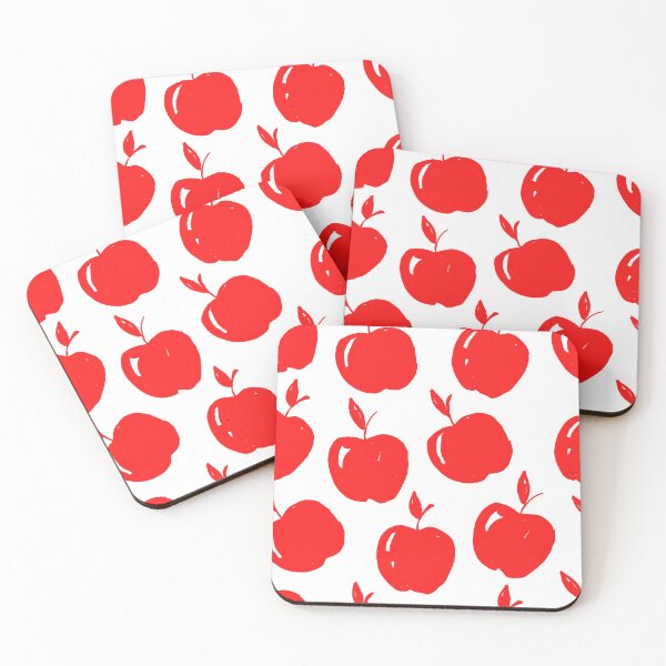 Item preview, Fruit- Red apples with white aesthetic designed and sold by Sarah Zan.