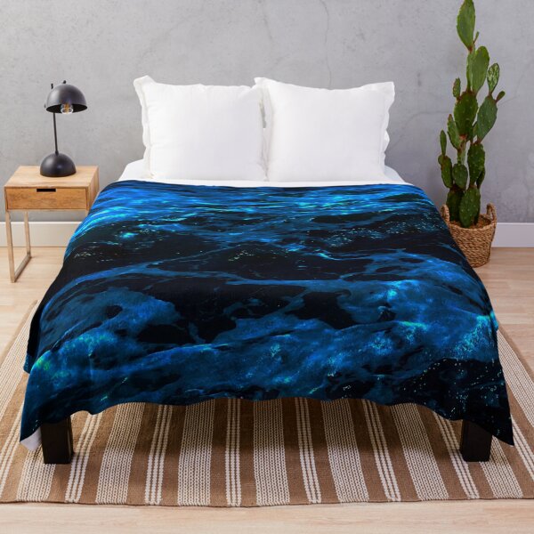 Item preview, Dark Summer Sea - Night Water Glow designed and sold by WildBerryArt.