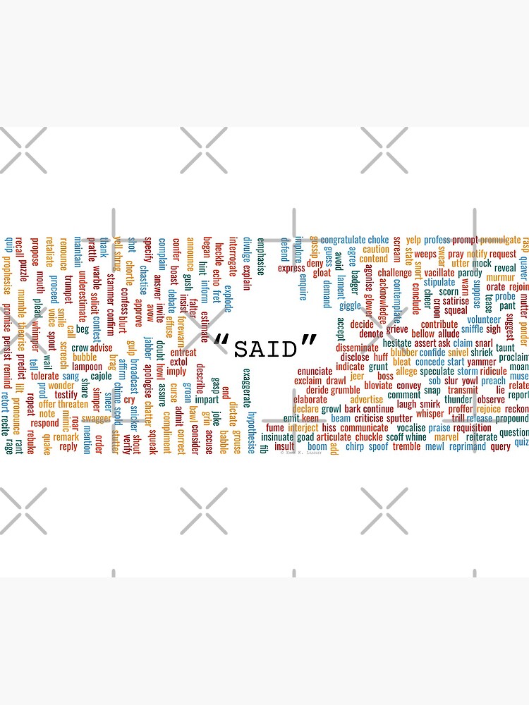 300+ synonyms for "said" by autoerraticism