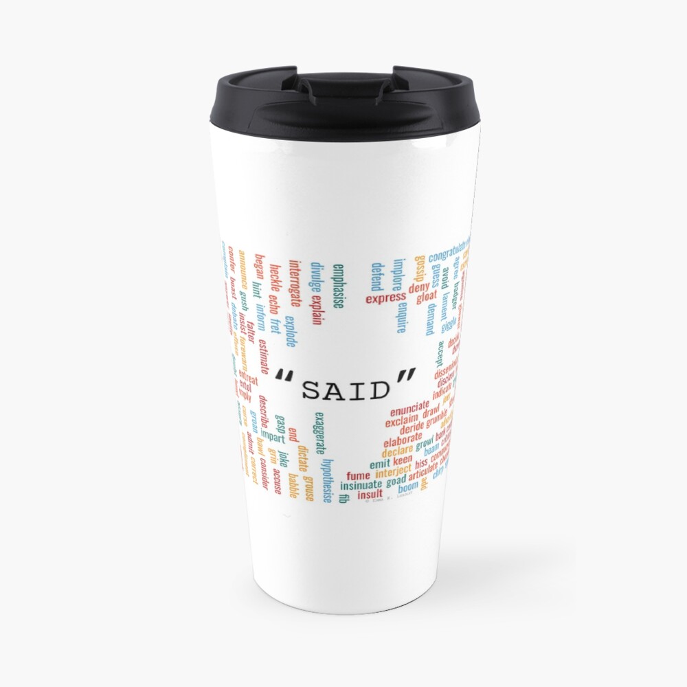 300+ synonyms for "said" Travel Mug