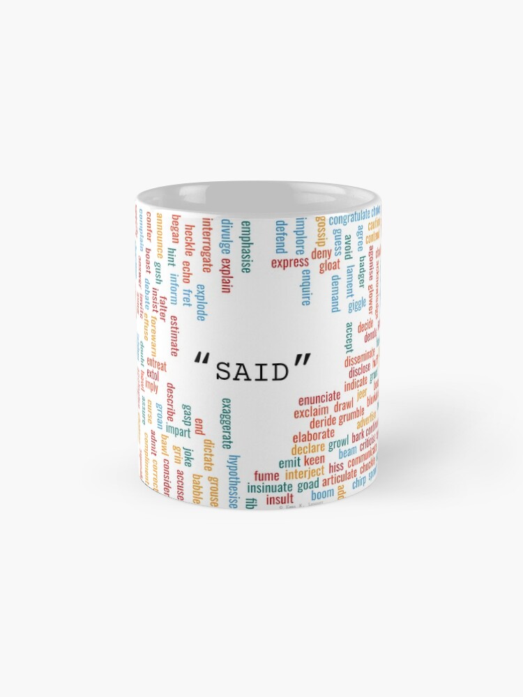 Alternate view of 300+ synonyms for "said" Mug