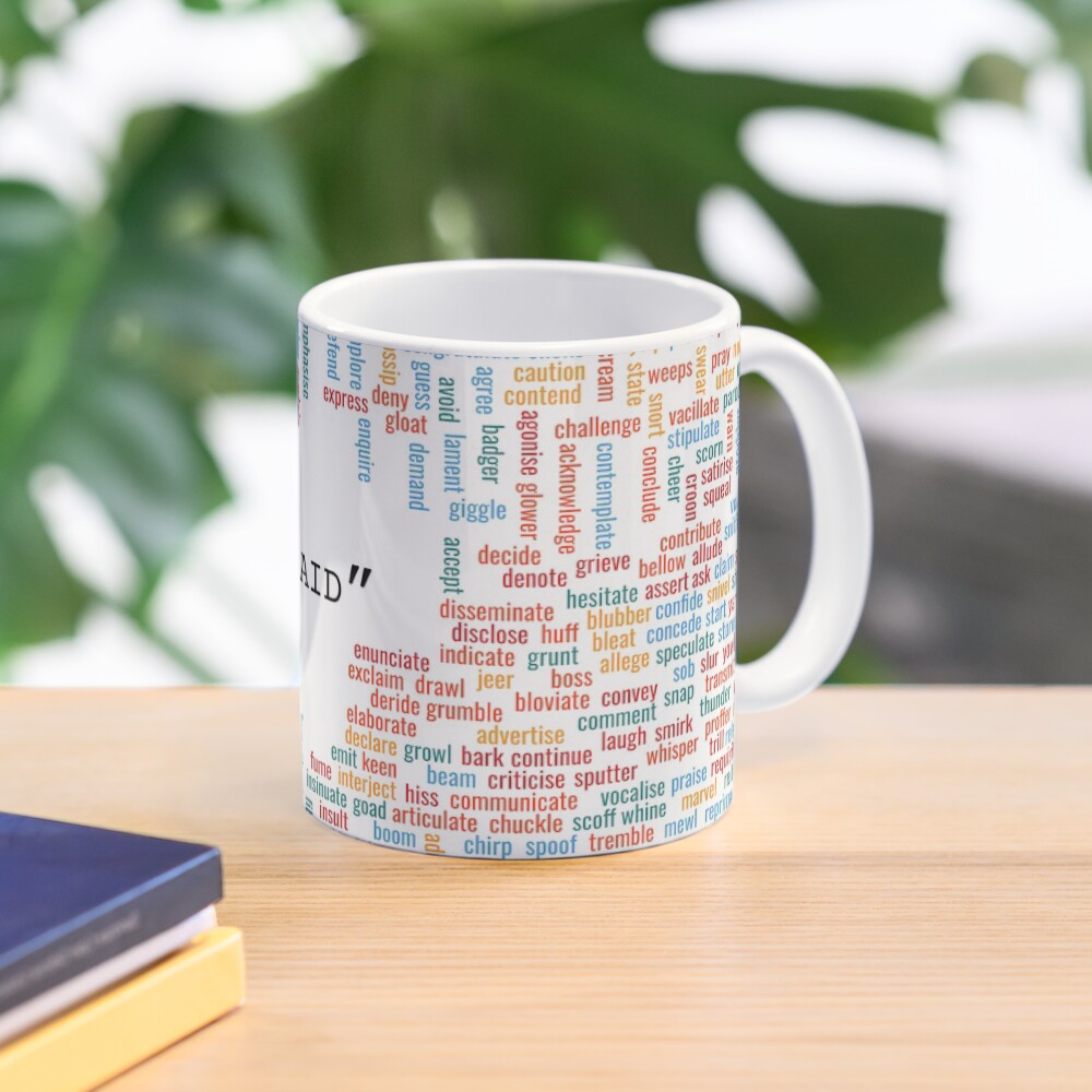 300+ synonyms for "said" Mug