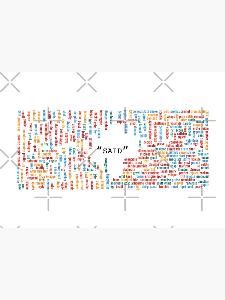 300+ synonyms for "said" by autoerraticism