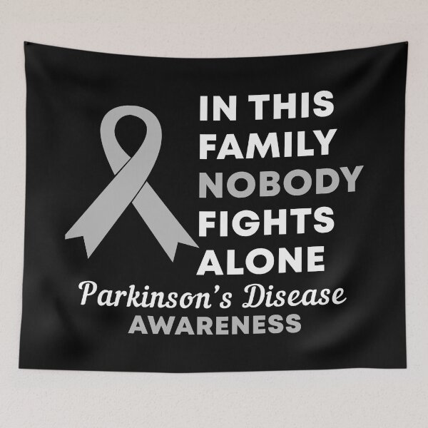 Item preview, In This Family Nobody Fights Alone Parkinson's Disease Awareness designed and sold by Color-Sparkle.