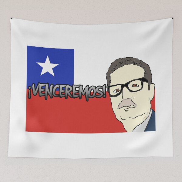 Item preview, Salvador Allende: "Venceremos" (Overcome) designed and sold by RevolutionInPaint.