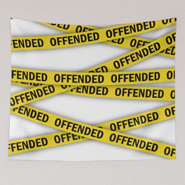 Item preview, I am offended police tape designed and sold by CutieBlue.