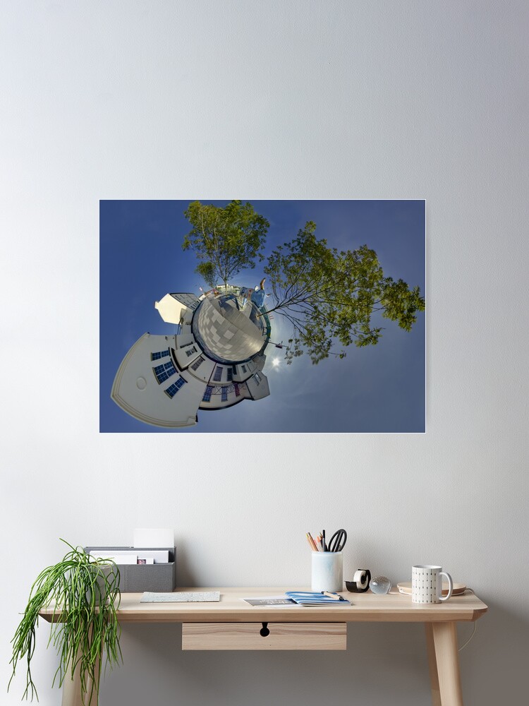 Thumbnail 1 of 3, Poster, Cow Parade Panorama - Shirt Factory Horn, Derry designed and sold by VeryIreland.
