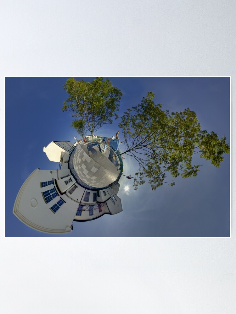 Thumbnail 2 of 3, Poster, Cow Parade Panorama - Shirt Factory Horn, Derry designed and sold by VeryIreland.