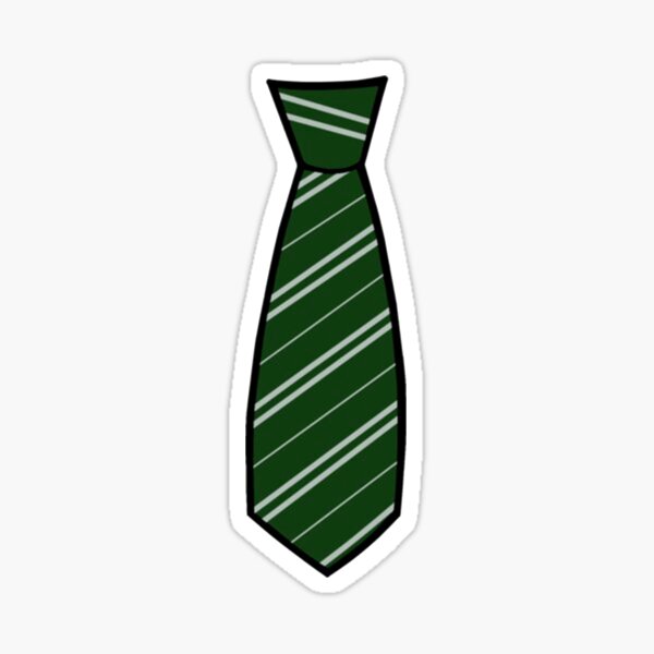 Cravate verte Sticker