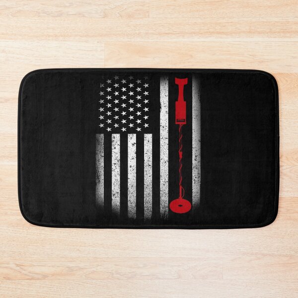 Artikelvorschau, Vintage Distressed American Flag Patriotischer Detektor entworfen und verkauft von Space Art.