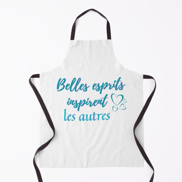Item preview, Beautiful mind inspire others - popular french quotes theme gifts (in turquoise) designed and sold by RebelliousRosee.