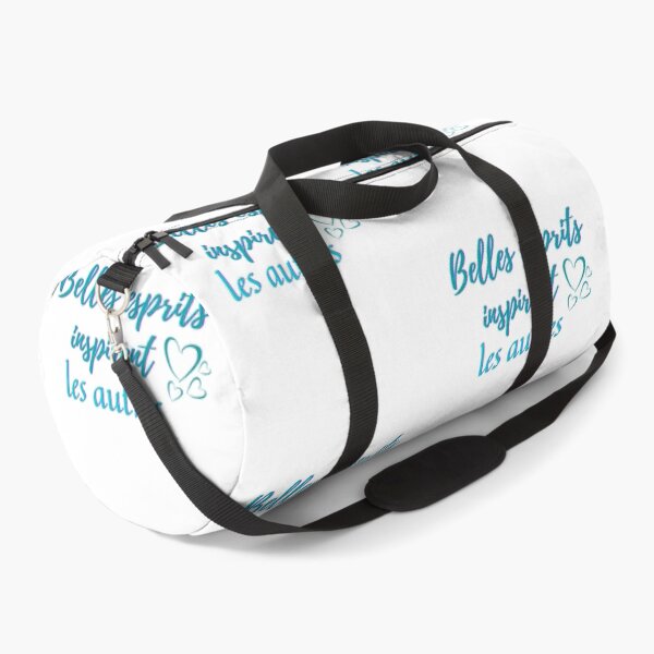 Item preview, Beautiful mind inspire others - popular french quotes theme gifts (in turquoise) designed and sold by RebelliousRosee.