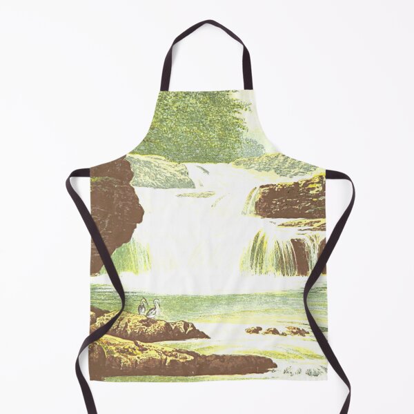 Item preview, Vintage Illustration of Stonebyres Falls, Falls of Clyde, Scotland designed and sold by yourscotland.