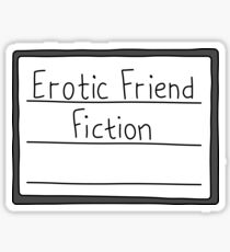 Erotische Freund Fiktion * Blank * Sticker