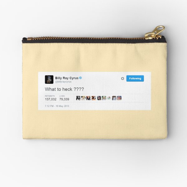 what to heck ???? Zipper Pouch