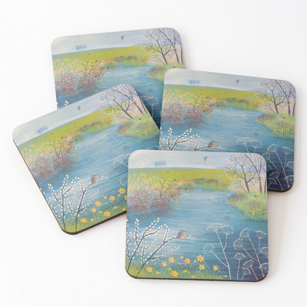 Item preview, Spring at Kingfisher Pool designed and sold by Jo Grundy.