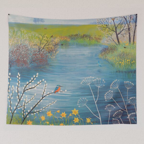 Item preview, Spring at Kingfisher Pool designed and sold by Jo Grundy.