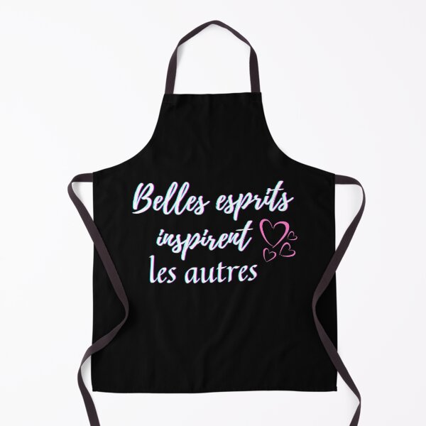 Item preview, Beautiful mind inspire others - popular french quotes theme gifts (in white) designed and sold by RebelliousRosee.