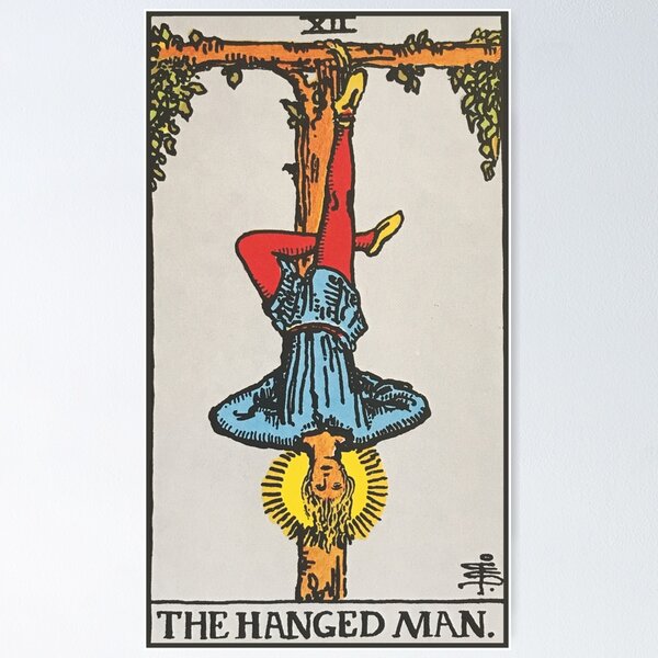 Item preview, The Hanged Man - Rider Waite Smith tarot designed and sold by natekelly.
