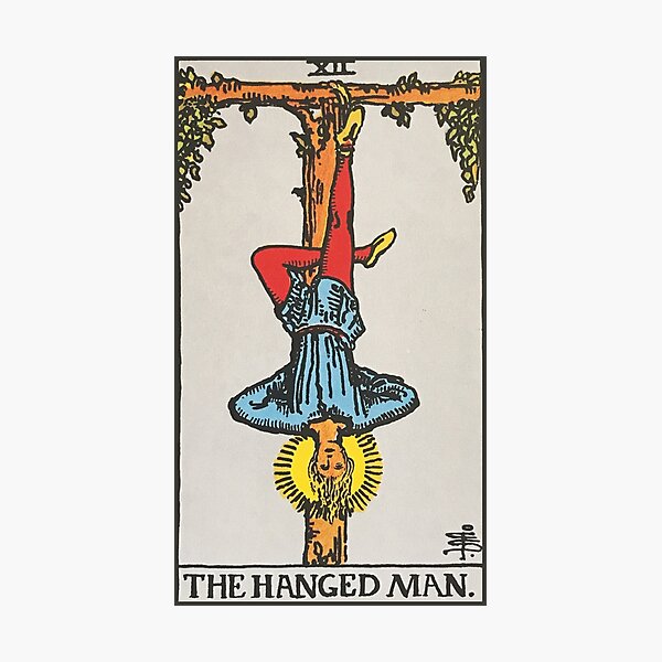 Item preview, The Hanged Man - Rider Waite Smith tarot designed and sold by natekelly.