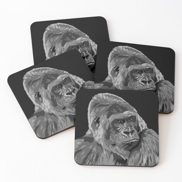 Item preview, Gorilla Portrait designed and sold by GeoCreate.