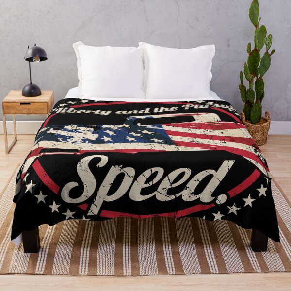 Item preview, Life, Liberty and the Pursuit of Speed USA Flag Hot Rod designed and sold by hobrath.