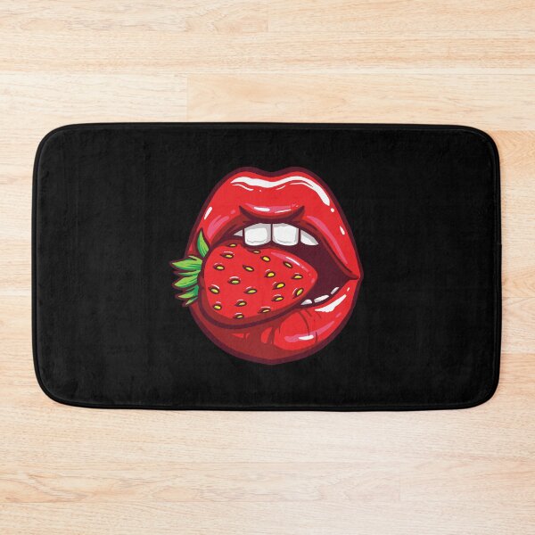 Item preview, Strawberry Lips Strawberries Acai Fruit Shirt Women Girls designed and sold by enstacee75.