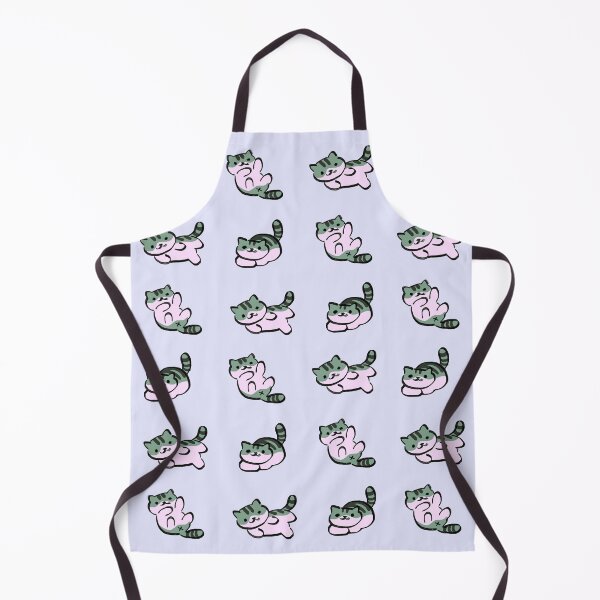 Item preview, I draw seamless pastel pattern of pickles the cat playing designed and sold by RansRoom.