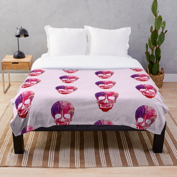 Item preview, Huevos alienígenas de sueños rosados cráneo abstracto designed and sold by TitaCris.