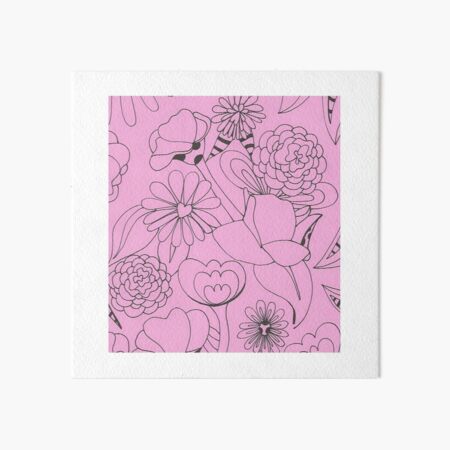 Floral Wonderland  Art Board Print
