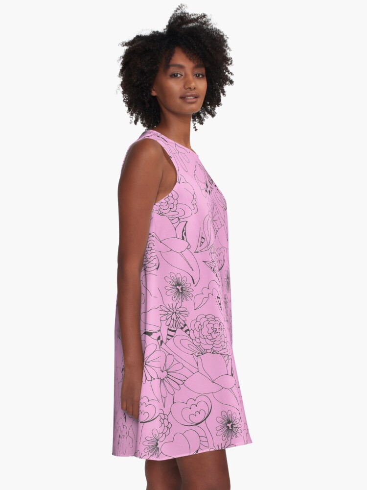 Alternate view of Floral Wonderland A-Line Dress