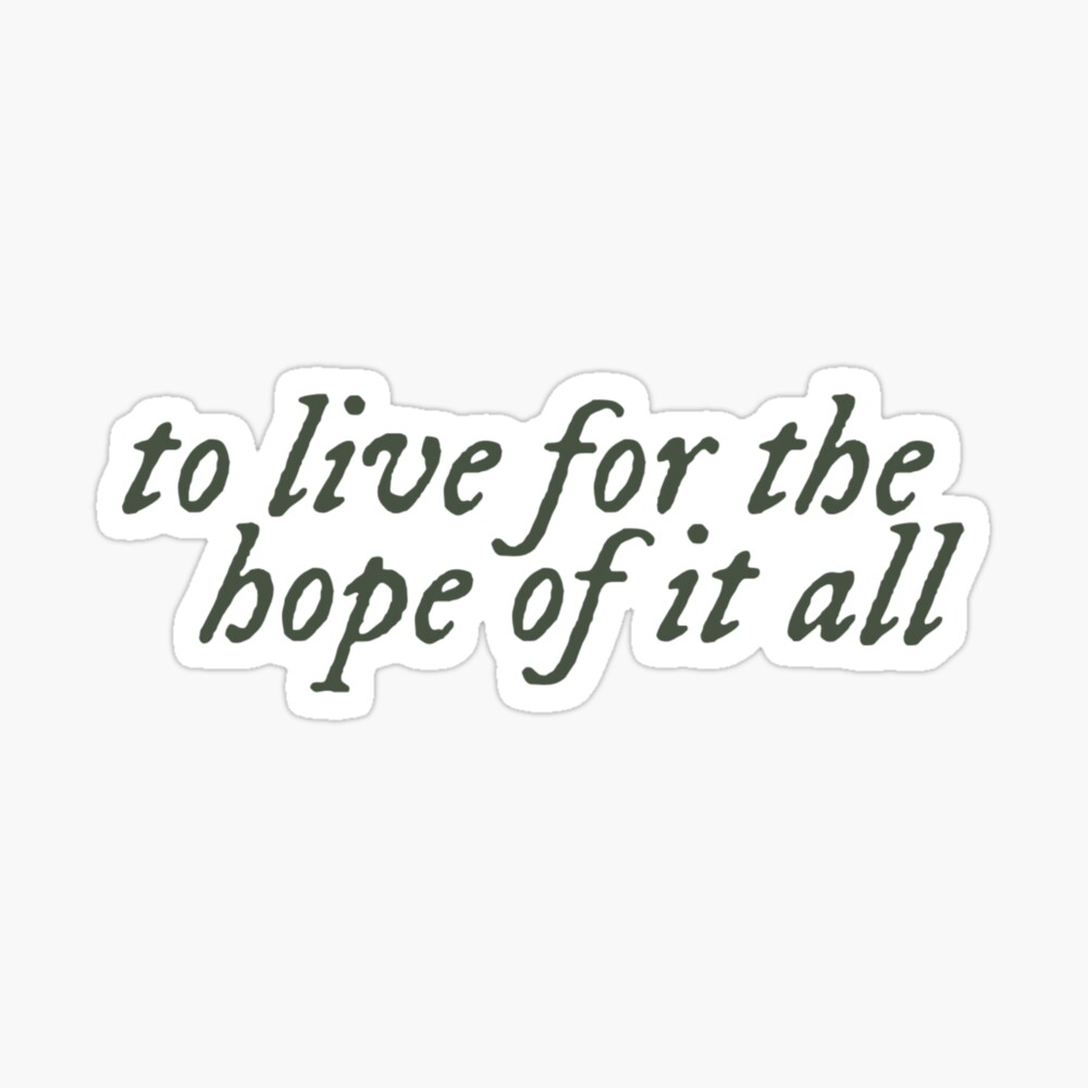 To live for the hope of it all, Taylor Swift, Wood Magnet