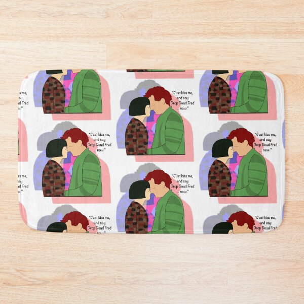 Item preview, Drop Dead Fred Kiss (blue & red shadows) designed and sold by SquirrelPants87.