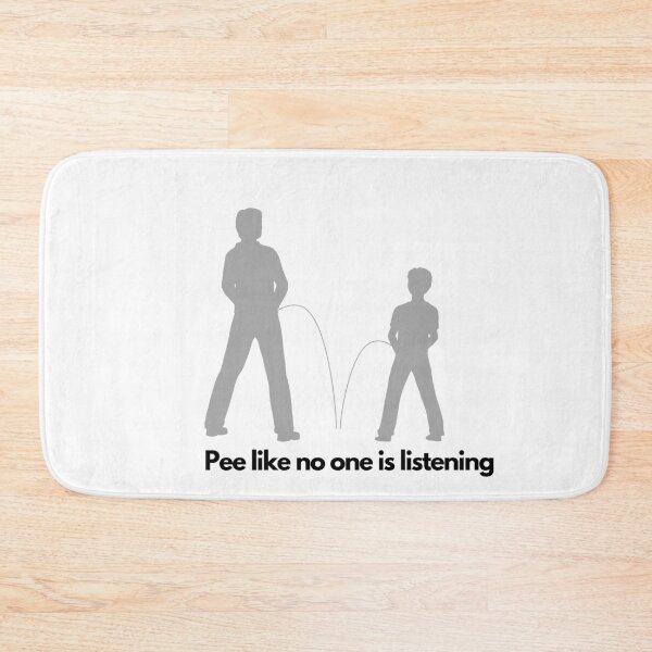 Item preview, Pee Like No One Is Listening - Humorous Graphic Design designed and sold by cypher33.