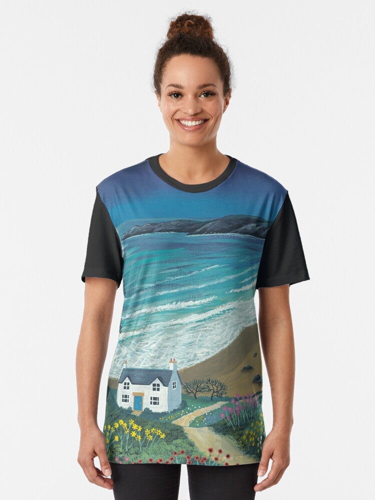 Alternate view of The Path to Moonlight Bay Graphic T-Shirt