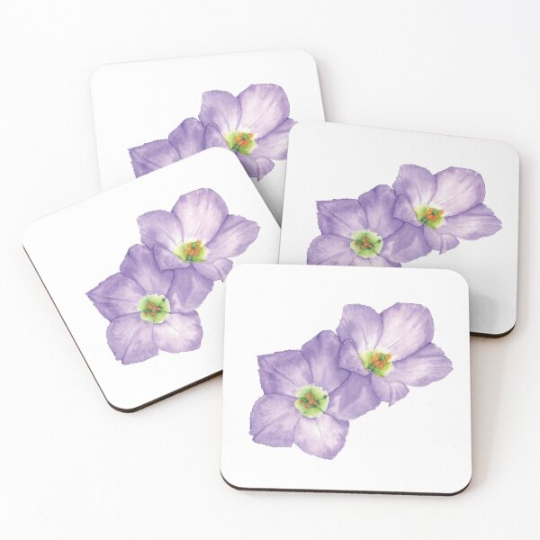 Item preview, Purple BellFlower Watercolor Painting designed and sold by AmyBlossomArt.